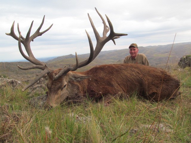 John C. with his incredible 368" stag