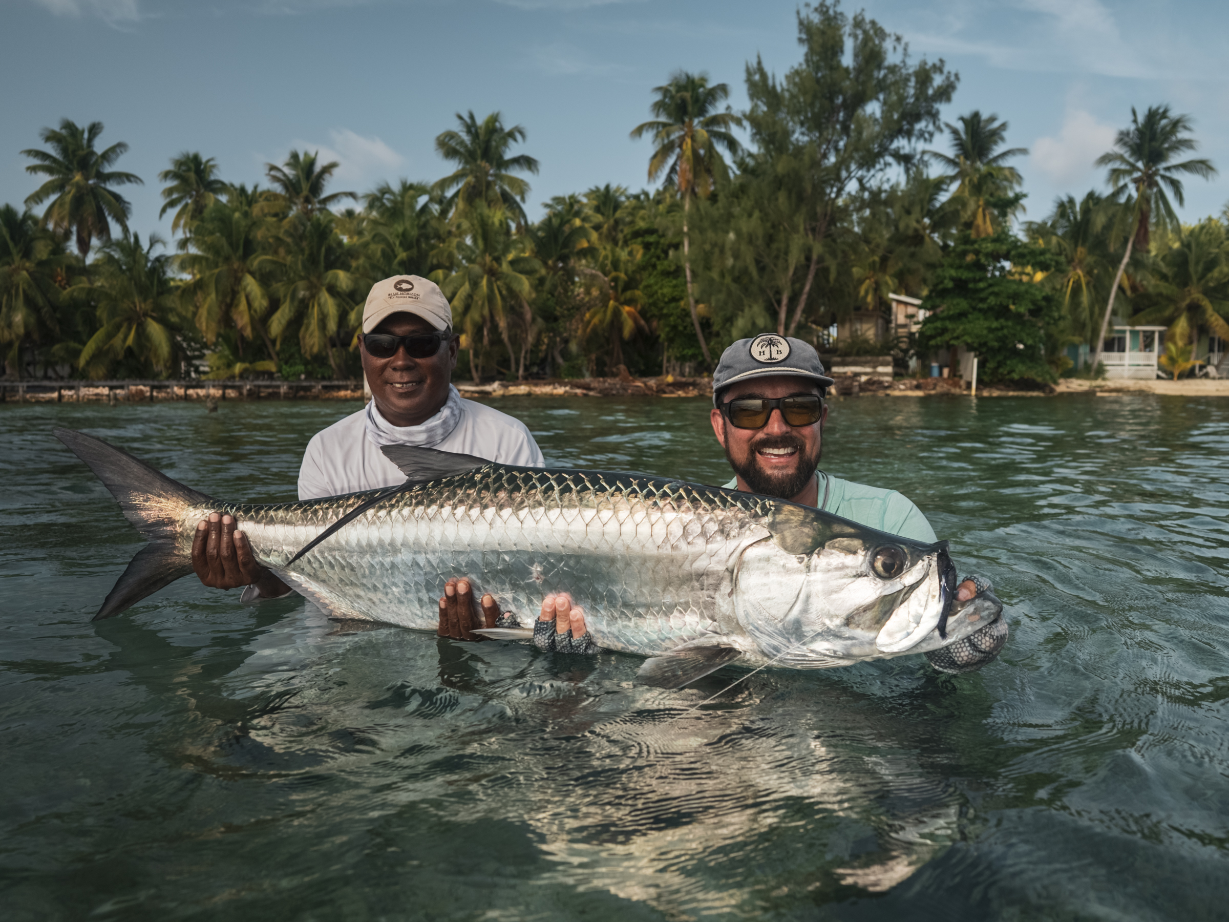 huge tarpon caught